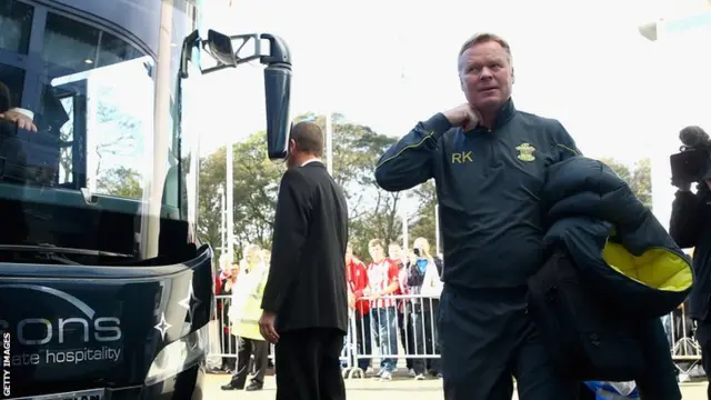 Southampton manager Ronald Koeman