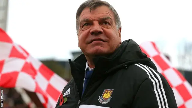 West Ham manager Sam Allardyce