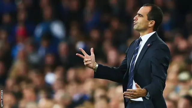 Everton manager Roberto Martinez