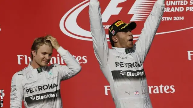 Nico Rosberg and Lewis Hamilton