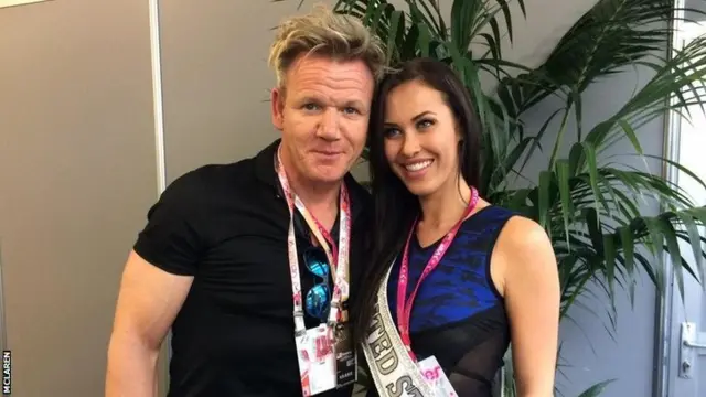 Gordon Ramsey and Miss USA