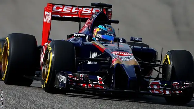 Toro Rosso driver Jean-Eric Vergne