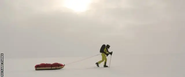 Richard Parks reaches the South Pole