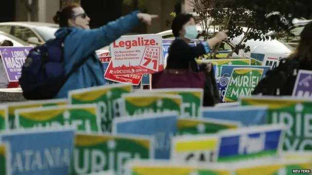 Cannabis campaigners, 4 November 2014