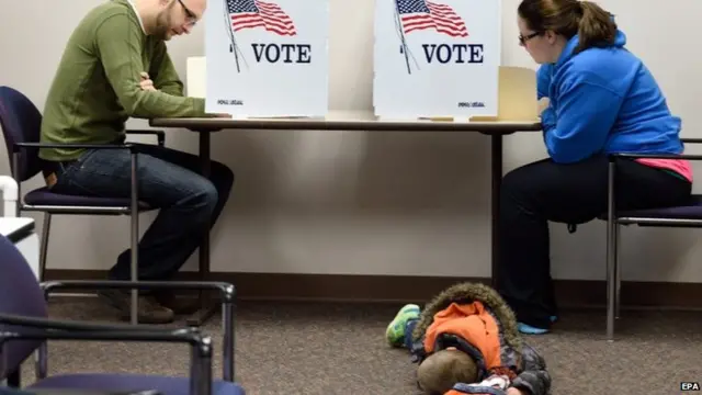 Voters in Denver, Colorado