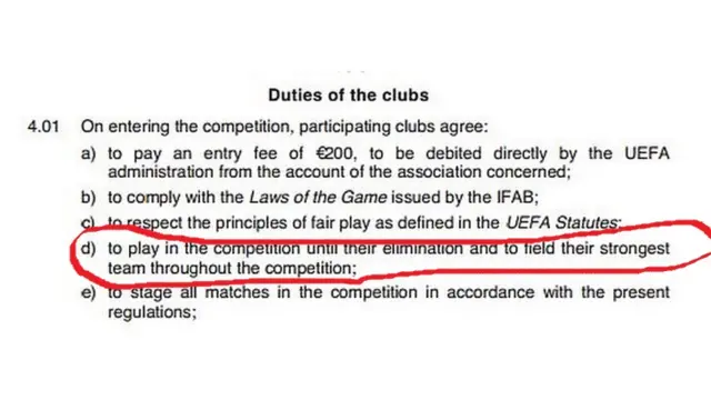 Fifa rules