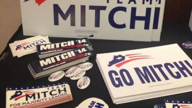 "Team Mitch" paraphernalia