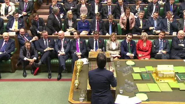 Ed Miliband faces the government benches