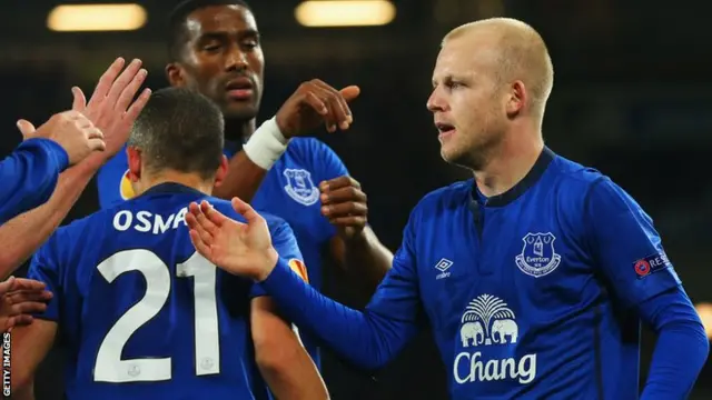 Everton celebrate