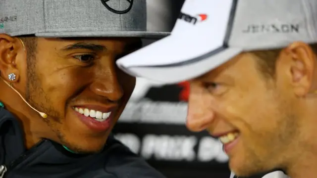 Lewis Hamilton and Jenson Button