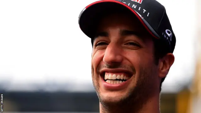 Daniel Ricciardo smiling