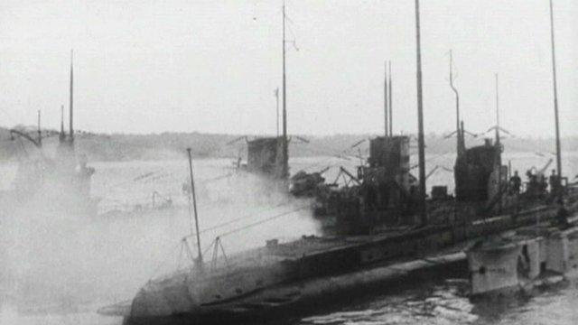 German U-boats in Harwich