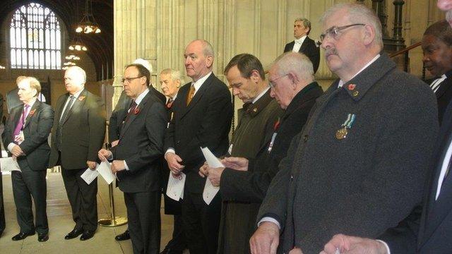 Foyle MP Mark Durkan was among those gathered at Westminster to commemorate Capt O'Neill