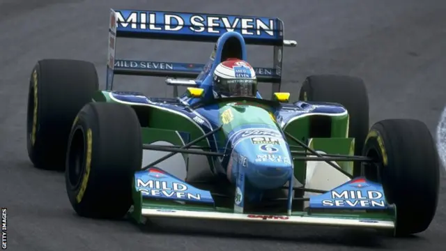 Jos Verstappen at the 1994 Brazilian Grand Prix