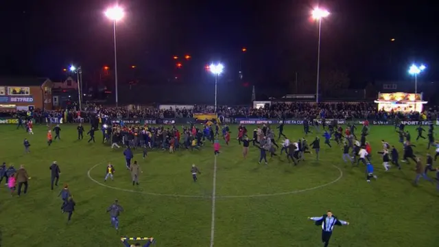 Pitch invasion