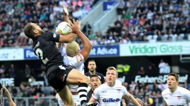 Jason Nightingale scores for New Zealand