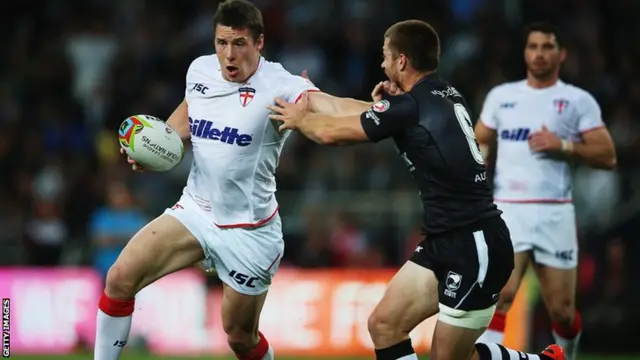 England's Joel Tomkins against New Zealand