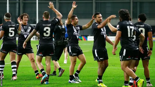 New Zealand celebrate