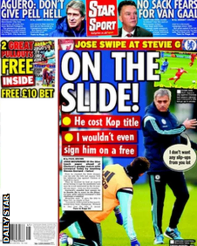 Daily Star sport page