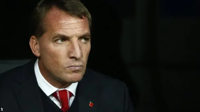 Liverpool manager Brendan Rodgers