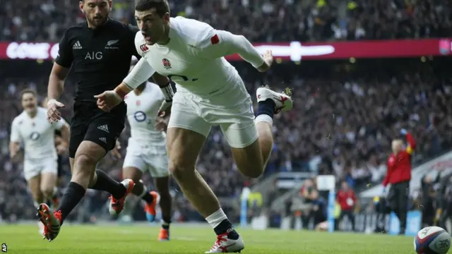 Jonny May against New Zealand