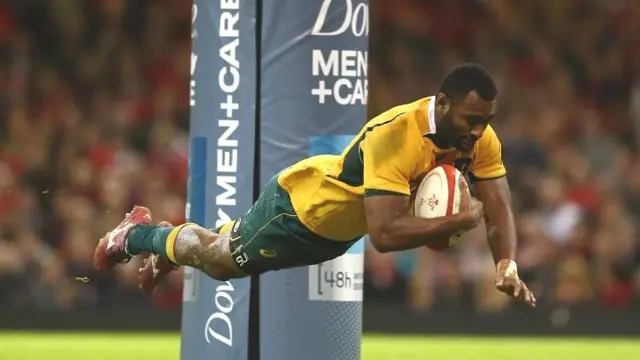 Tevita Kuidrani of Australia