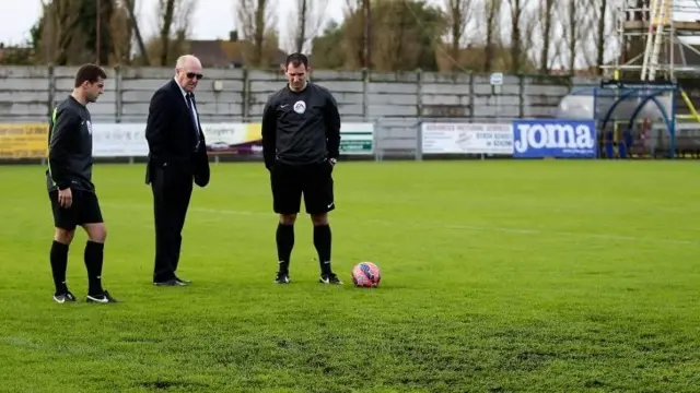 Pitch inspection at Weston