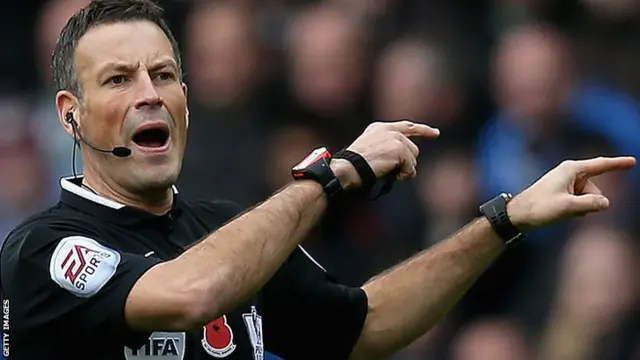 Referee Mark Clattenburg