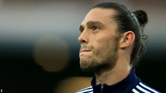 West Ham striker Andy Carroll