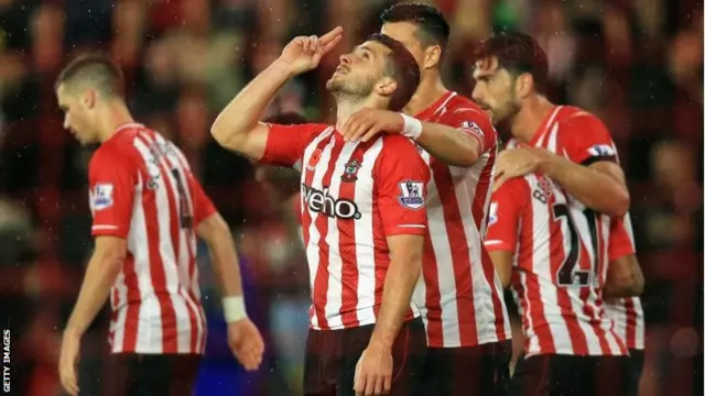 Shane Long celebrates