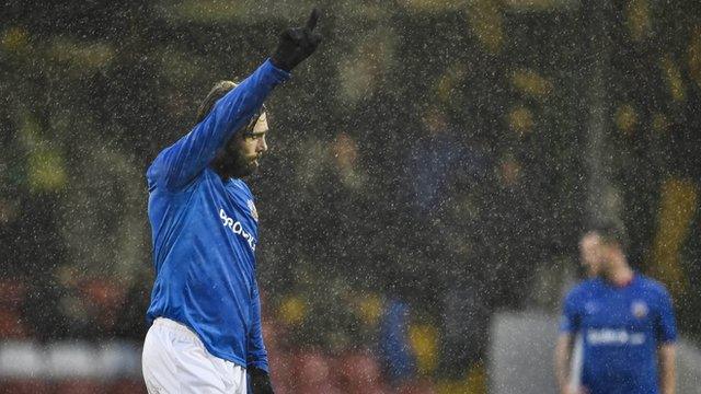 Glenavon player manager Gary Hamilton