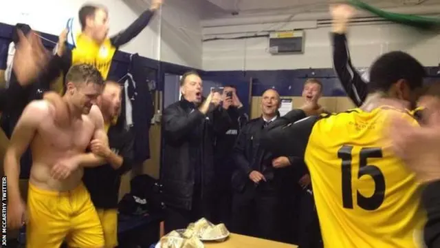 Chester celebrate