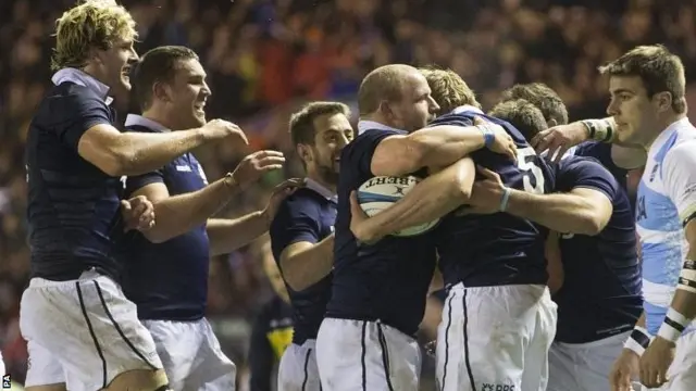 Scotland celebrate