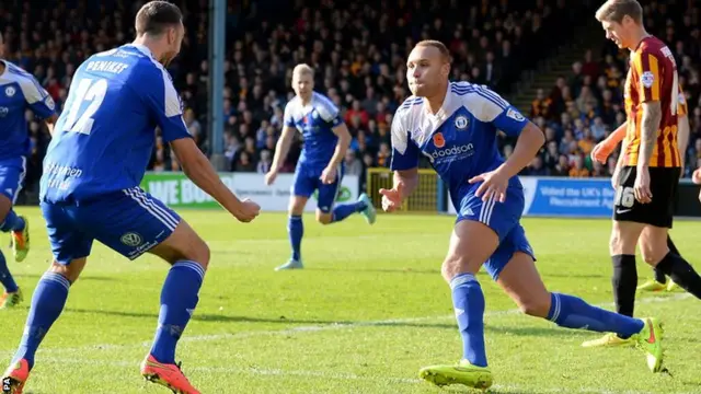 Halifax Town's Lois Maynard celebrates