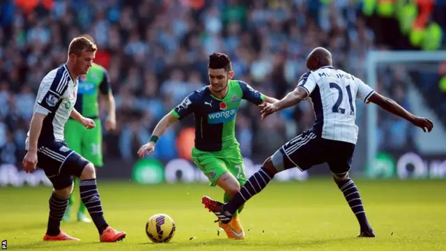 West Brom v Newcastle