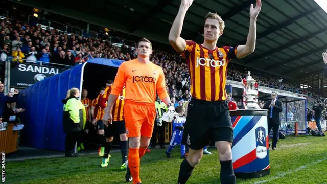 Bradford City emerge for the second-half