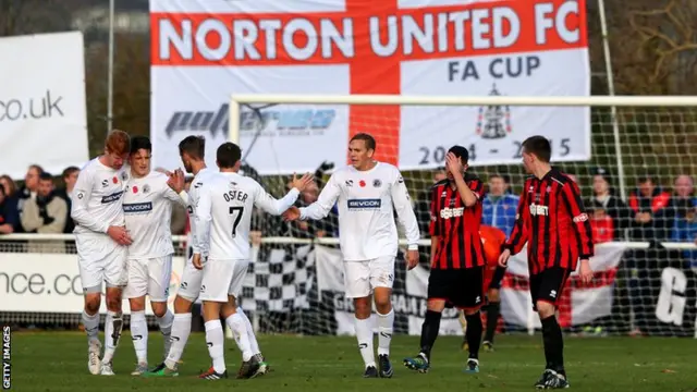 Robert Ramshaw celebrates for Gateshead