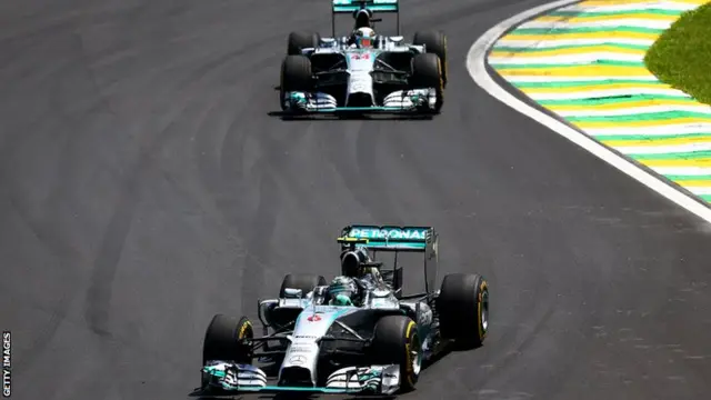 Nico Rosberg and Lewis Hamilton
