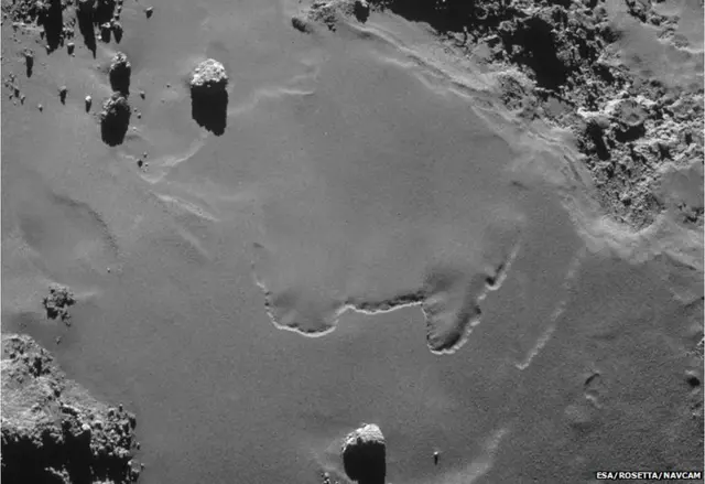 comet surface