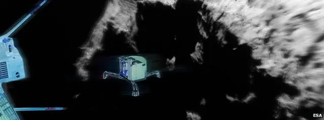 Rosetta comet landing highlight