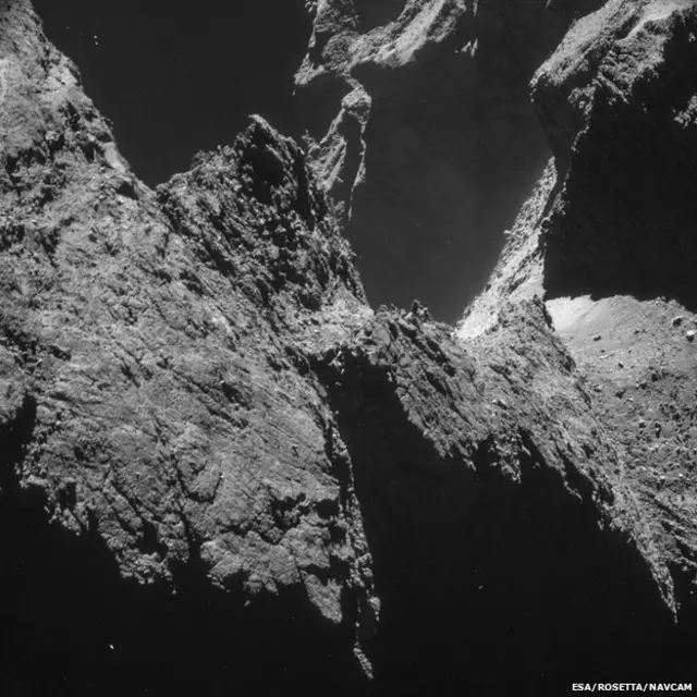 comet surface