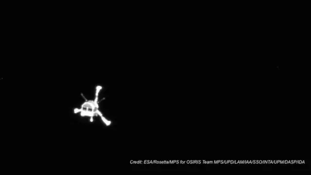 Philae descending