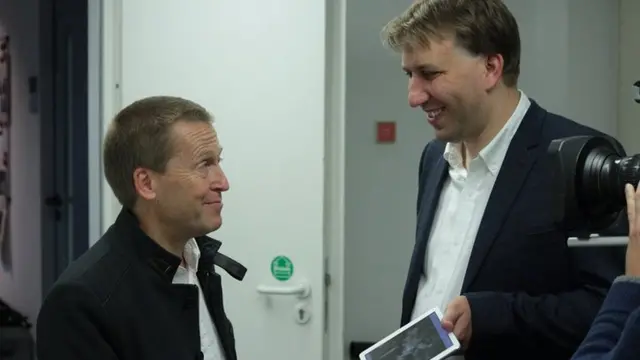 Holger Sierks and Chris Lintott