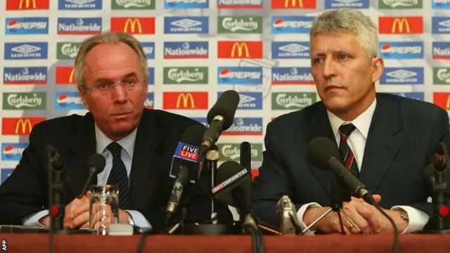 Sven Goran Eriksson and Mark Palios