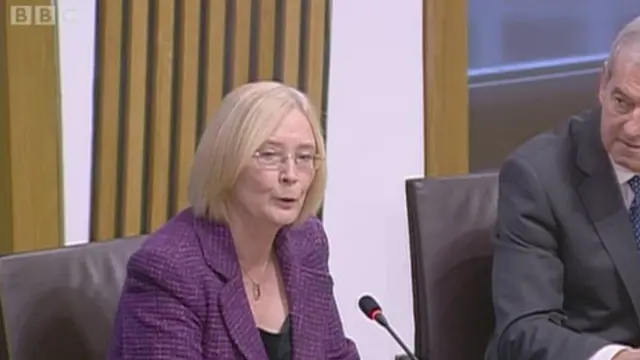 Presiding Officer Tricia Marwick