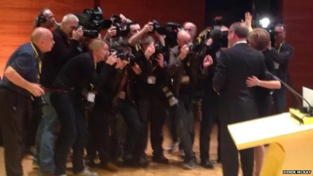 Media interest in Sturgeon/Hosie