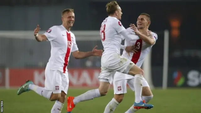 Poland celebrate