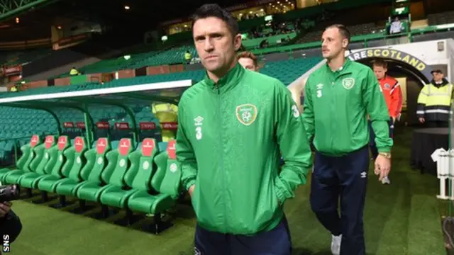 Republic of Ireland striker Robbie Keane