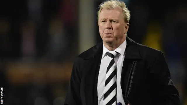 Steve McClaren looks on