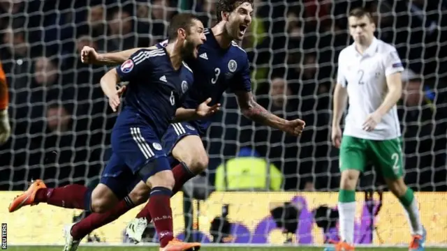 Shaun Maloney celebrates